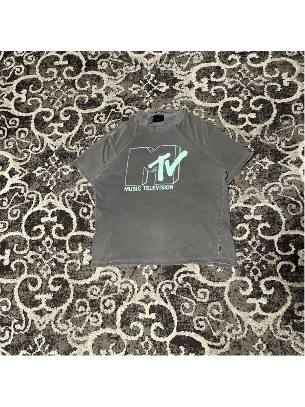 Men's ROLLA'S Gray MTV Short Sleeve Tee S